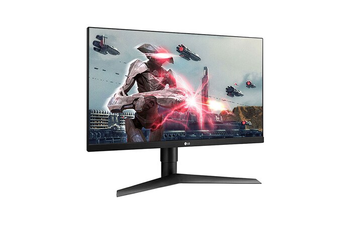 LG 68.58 cm (27) UltraGear™ Full HD IPS Gaming Monitor, G-Sync® Compatible, 144Hz Refresh Rate, Adaptive-Sync, 27GL650F-B