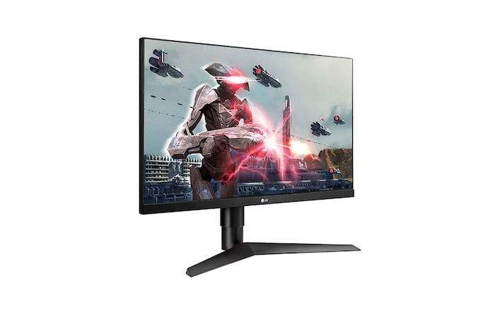 LG 68.58 cm (27) UltraGear™ Full HD IPS Gaming Monitor, G-Sync® Compatible, 144Hz Refresh Rate, Adaptive-Sync, 27GL650F-B