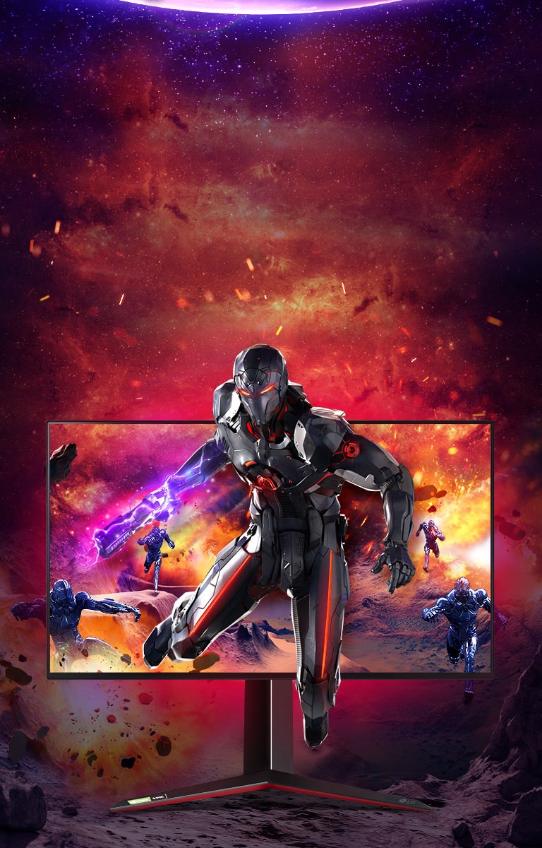 LG 27GN95R-B World's First 4K IPS 1ms (GtG) Gaming Monitor.
