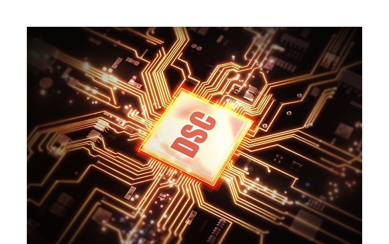 LG 27GN95R-B Display Stream Compression (DSC) card.