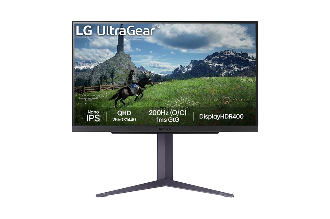 LG 27GS85Q-B Gaming front view