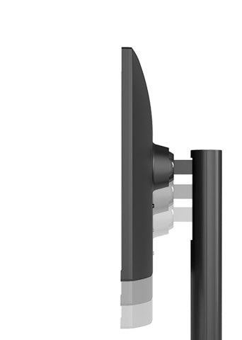 LG 27QN850-B The monitor offering height adjustment.