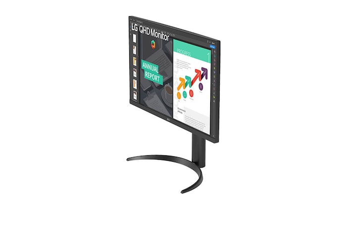 LG 68.58 cm (27) QHD Ergo IPS Monitor with USB Type-C™, 27QN850-B