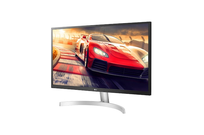 LG 68.58 cm (27) 4K Ultra HD IPS Monitor, HDR 10, sRGB 98%, RADEON FreeSync™, Color Calibrated, White, 27UL500-W