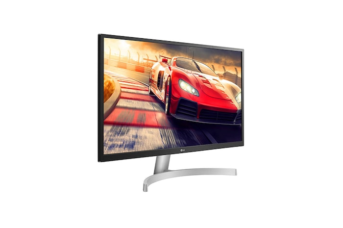 LG 68.58 cm (27) 4K Ultra HD IPS Monitor, HDR 10, sRGB 98%, RADEON FreeSync™, Color Calibrated, White, 27UL500-W