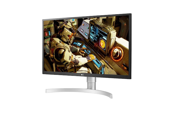 LG 68.58 cm (27) UHD 4K HDR Monitor, RADEON FreeSync™, Color Calibrated, sRGB 98%, HDR 10, Black Stabilizer, 27UL550-W