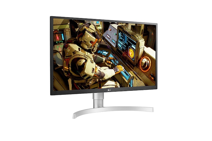 LG 68.58 cm (27) UHD 4K HDR Monitor, RADEON FreeSync™, Color Calibrated, sRGB 98%, HDR 10, Black Stabilizer, 27UL550-W