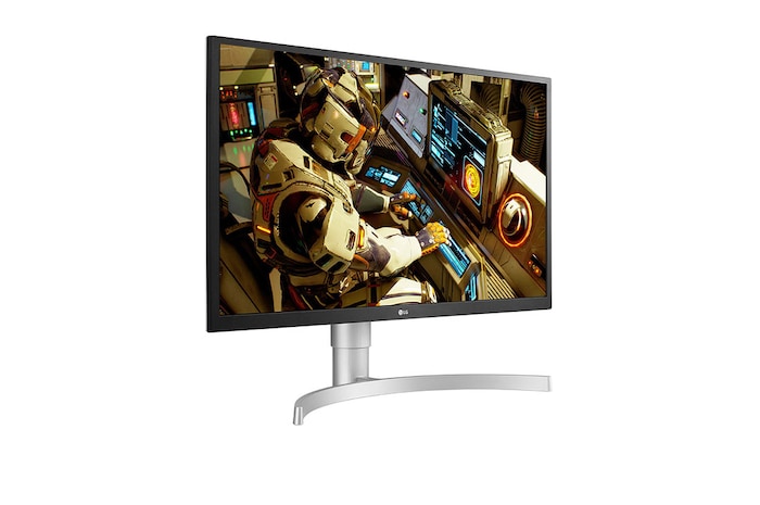 LG 68.58 cm (27) UHD 4K HDR Monitor, RADEON FreeSync™, Color Calibrated, sRGB 98%, HDR 10, Black Stabilizer, 27UL550-W