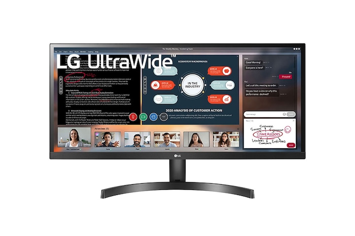 LG 29WL50S-B UltraWide front view