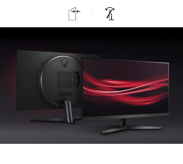 LG 32GN550-B Monitor in Stylish, and Virtually Borderless Design with Tilt Adjustable Stand