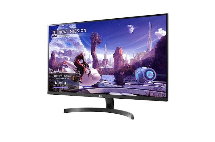 LG 80 cm (31.5) QHD IPS Monitor, AMD FreeSync™, HDR 10, Color Calibrated, Reader Mode, 32QN600-B