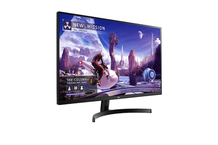 LG 80 cm (31.5) QHD IPS Monitor, AMD FreeSync™, HDR 10, Color Calibrated, Reader Mode, 32QN600-B