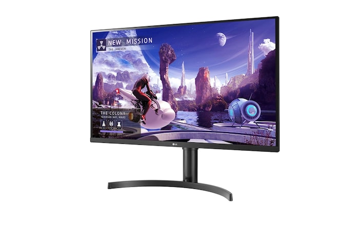 LG 31.5 (80 cm) QHD IPS Monitor with AMD FreeSync™, 32QN650-B
