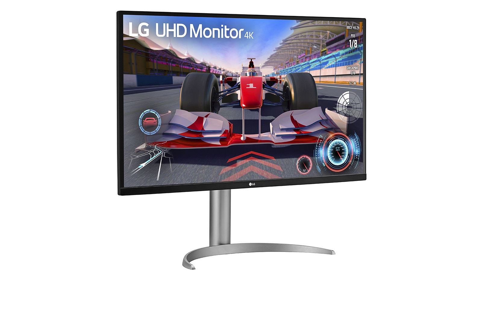 LG 31.5 (80.01cm) UHD 4K (3840x2160) / HDR10 / 4K@144Hz from HDMI2.1 / AMD FreeSync™ Premium / USB Type-C™ with 65W Power Delivery / Height / Pivot / Tilt Adjustable Stand, 32UQ750-W