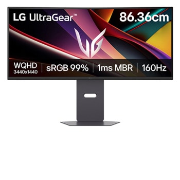 LG 34G600A-B monitor front view