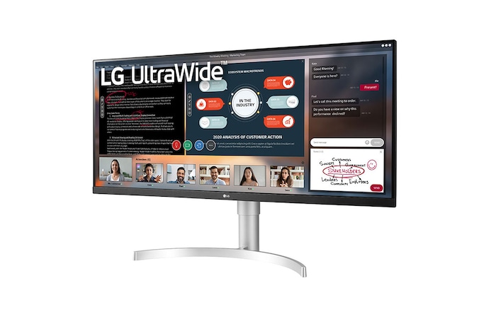 LG 34 (86.36cm) UltraWide™ Full HD (2560x1080) HDR IPS Monitor, 34WN650-W