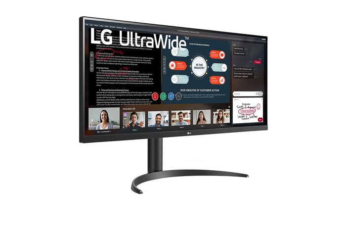 LG 34 (86.36cm) 21:9 UltraWide™ Full HD IPS Monitor with AMD FreeSync™, 34WP550-B