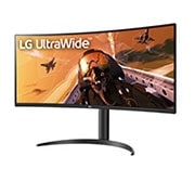 LG 34(86.42 cm) 21:9 Curved UltraWide™ QHD (3440 x 1440) Monitor, 34WP75C-B