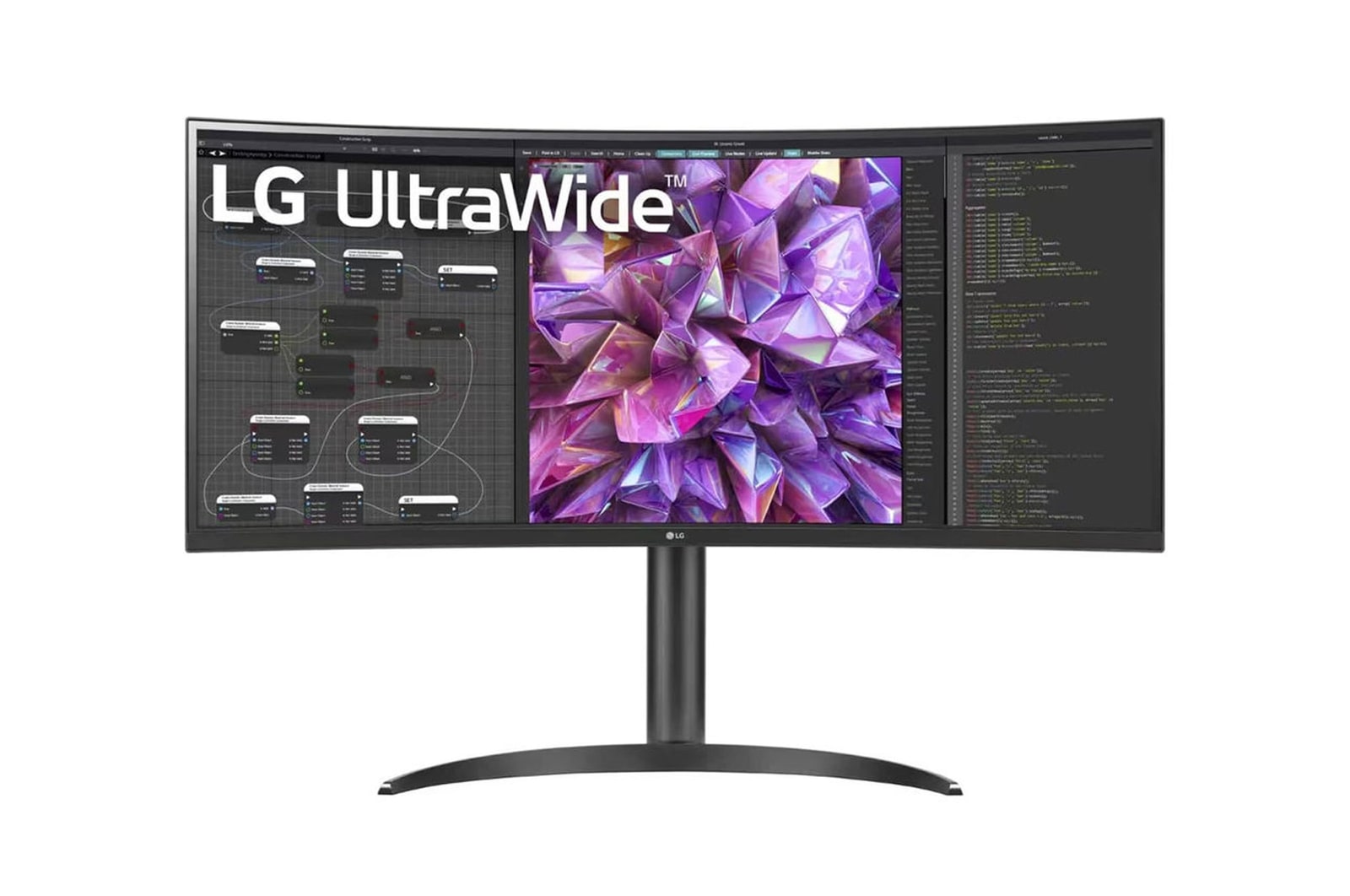 LG 34wq75c-b ultrawide Front View