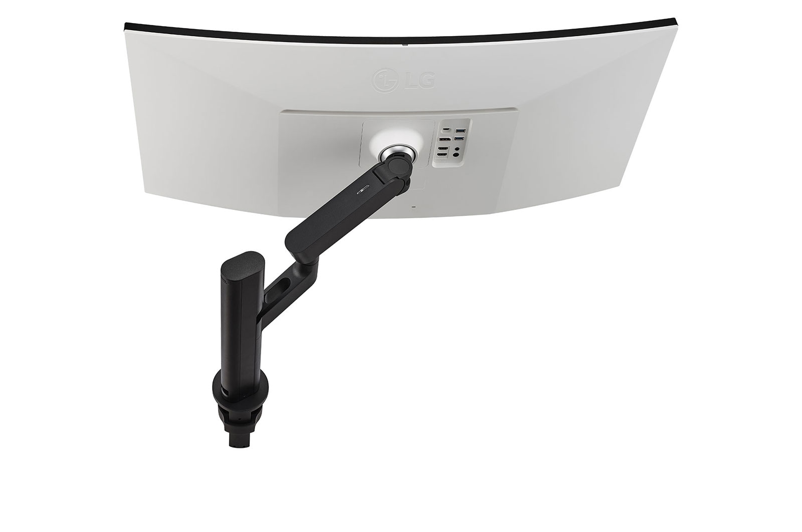 LG 37.5(95.29cm) 21:9 Curved UltraWide™ QHD+ (3840 x 1600) Monitor Ergo, 38WQ88C-W