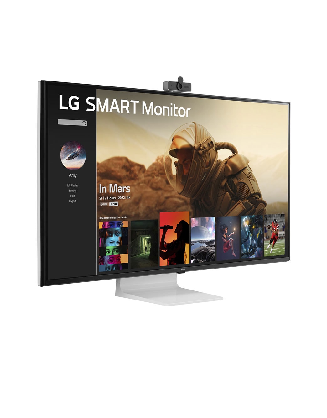 43SQ700S-W/LG スマートディスプレイ 43 (109.22 cms) 4K UHD Smart Display Monitor 43SQ700S-W | LG