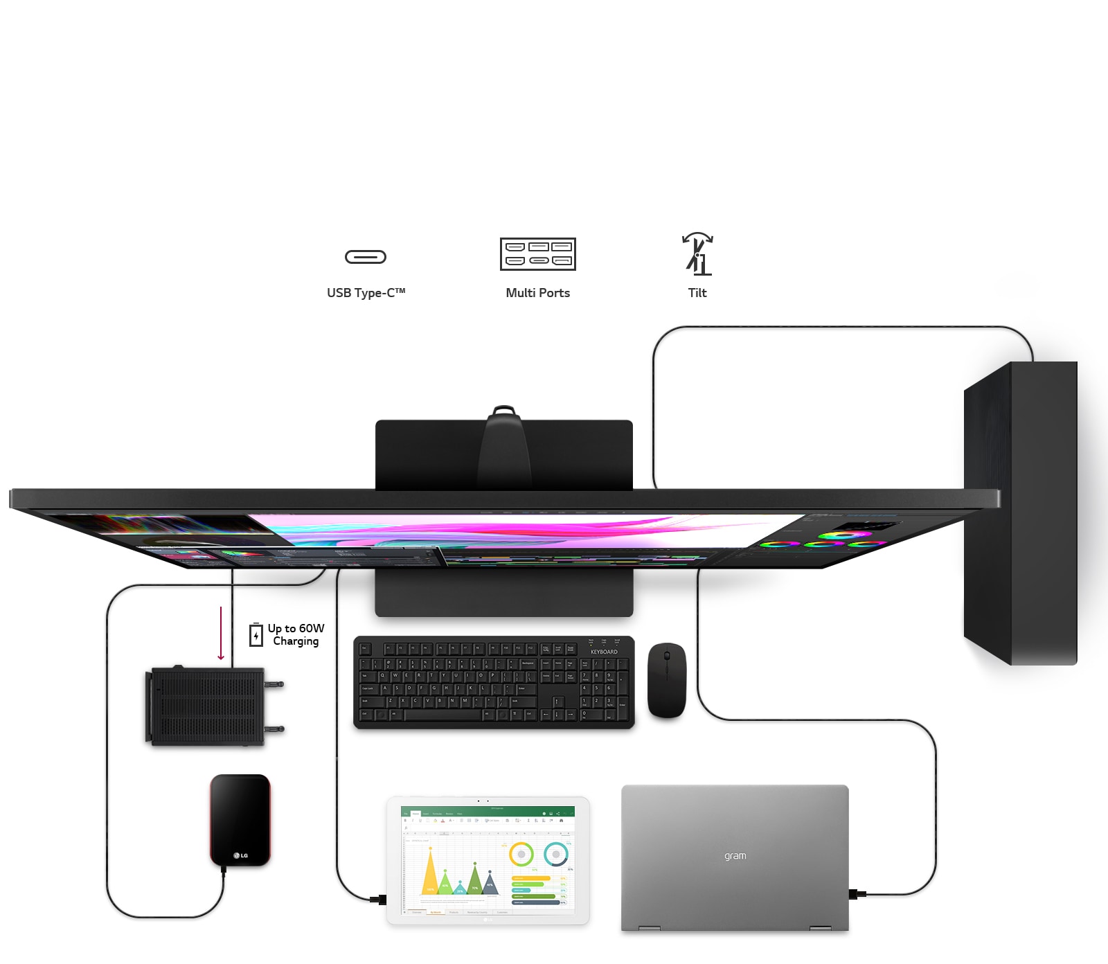 Buy 42.5 4K UHD IPS Monitor - 43UN700-B | LG IN