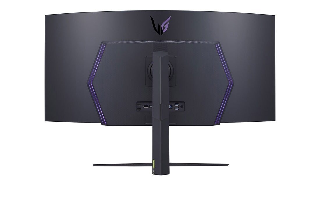 LG 114.3 cm (45) UltraGear™ OLED Curved Gaming Monitor WQHD with 240Hz Refresh Rate 0.03ms (GtG) Response Time, 45GR95QE-B