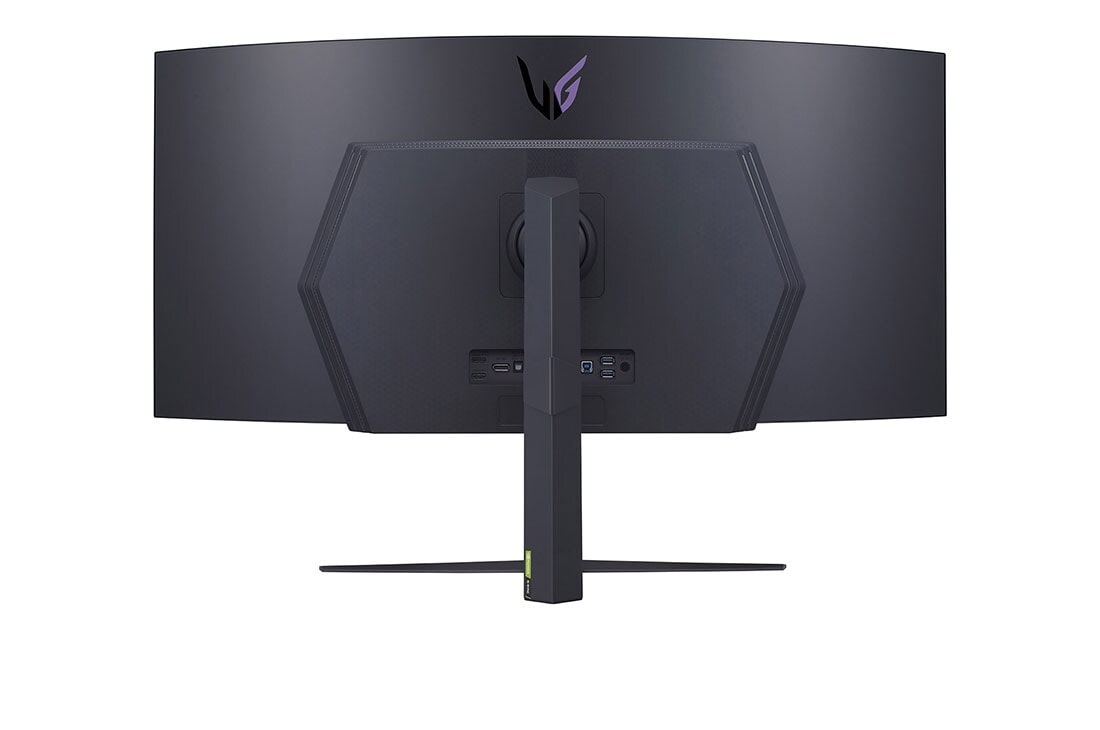 LG 114.3 cm (45) UltraGear™ OLED Curved Gaming Monitor WQHD with 240Hz Refresh Rate 0.03ms (GtG) Response Time, 45GR95QE-B
