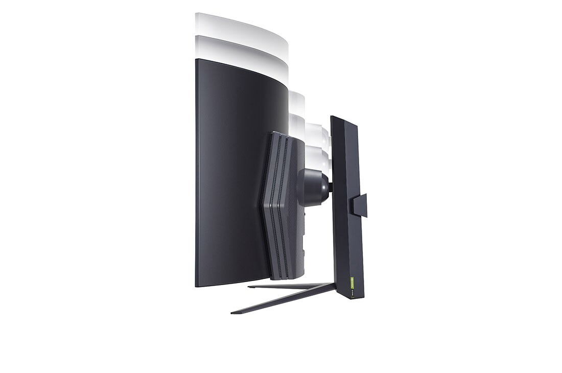 LG 114.3 cm (45) UltraGear™ OLED Curved Gaming Monitor WQHD with 240Hz Refresh Rate 0.03ms (GtG) Response Time, 45GR95QE-B