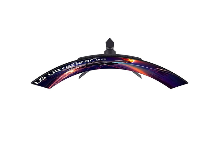 LG 114.3 cm (45) UltraGear™ OLED Curved Gaming Monitor WQHD with 240Hz Refresh Rate 0.03ms (GtG) Response Time, 45GR95QE-B