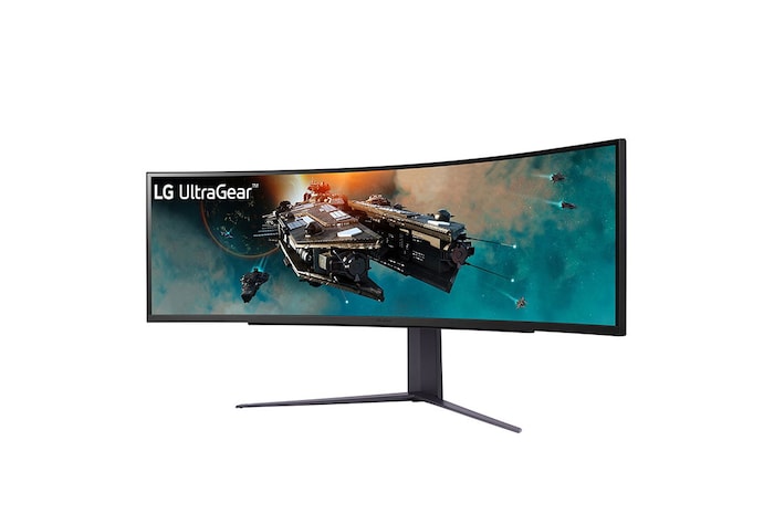 LG 49 (124.46cm) UltraGear™ 32:9 Dual QHD Curved Gaming Monitor with 240Hz Refresh Rate, 49GR85DC-B