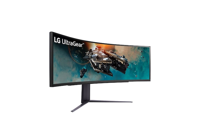 LG 49 (124.46cm) UltraGear™ 32:9 Dual QHD Curved Gaming Monitor with 240Hz Refresh Rate, 49GR85DC-B