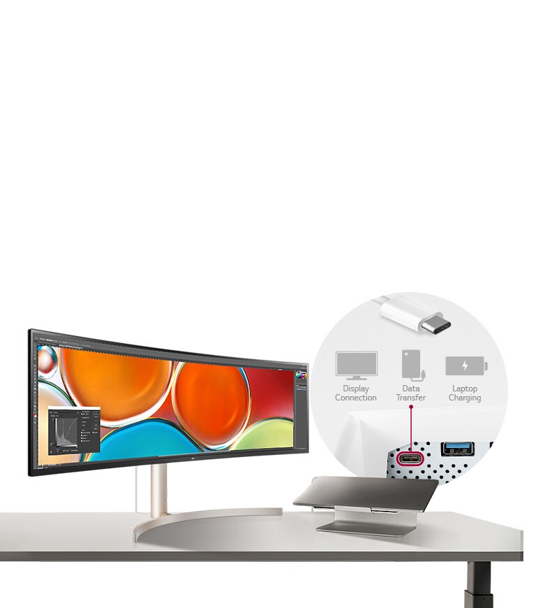 LG 49WL950G-BE Easy Control and Connectivity