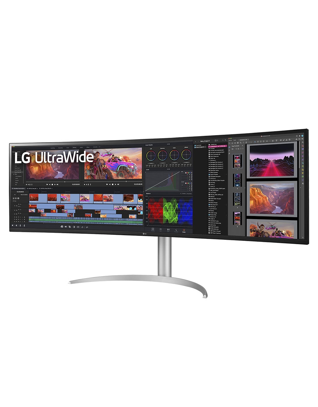 49 (124.46 cm) UltraWide™ Nano IPS™ Curved Monitor - 49WQ95C-W | LG IN