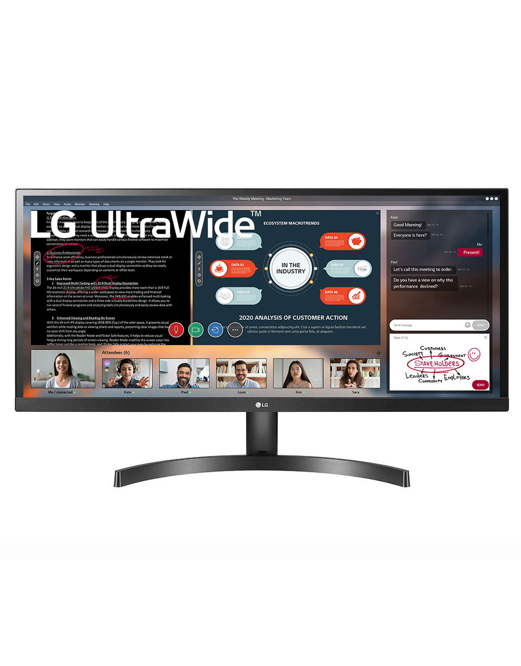 LG UltraWide　29WL500-b LG 29WL500-B - LED monitor - 29