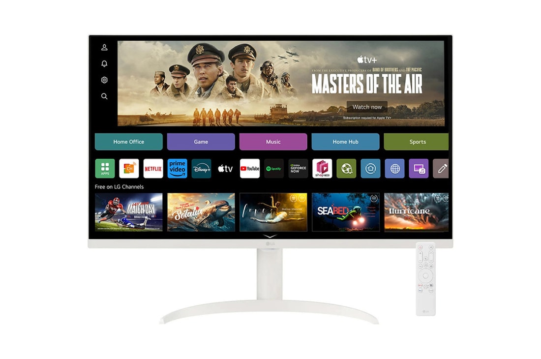 LG 32sr75u-w smart-monitors front view 