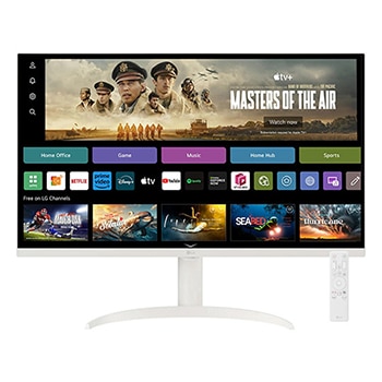 LG 32sr75u-w smart-monitors front view 