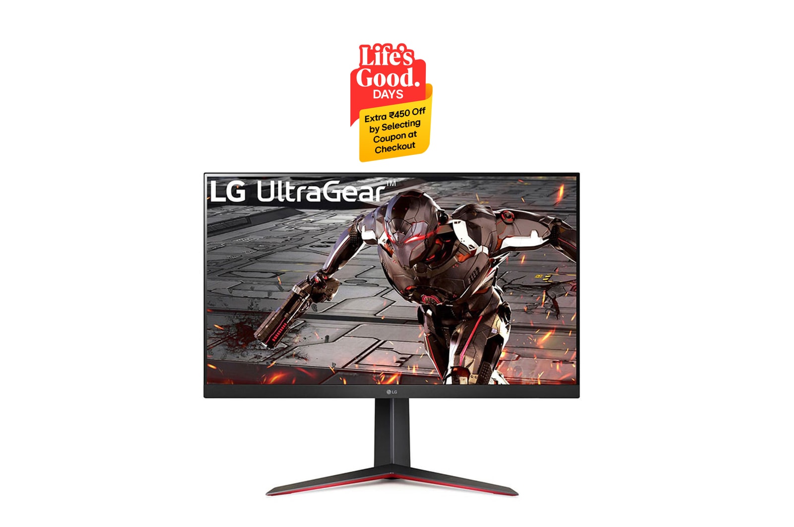 LG 32GN650-B Ultragear Gaming Monitor 32 (81.28cm) QHD (2560 x 1440 ...