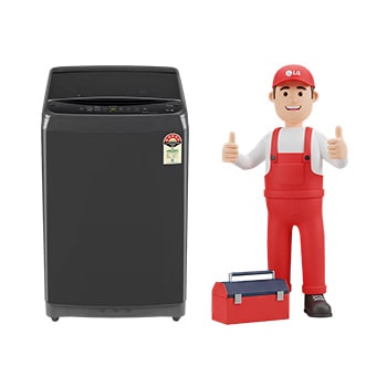 Front view of Top Loader Washer 1 time cleaning service ILEWM12C250900008