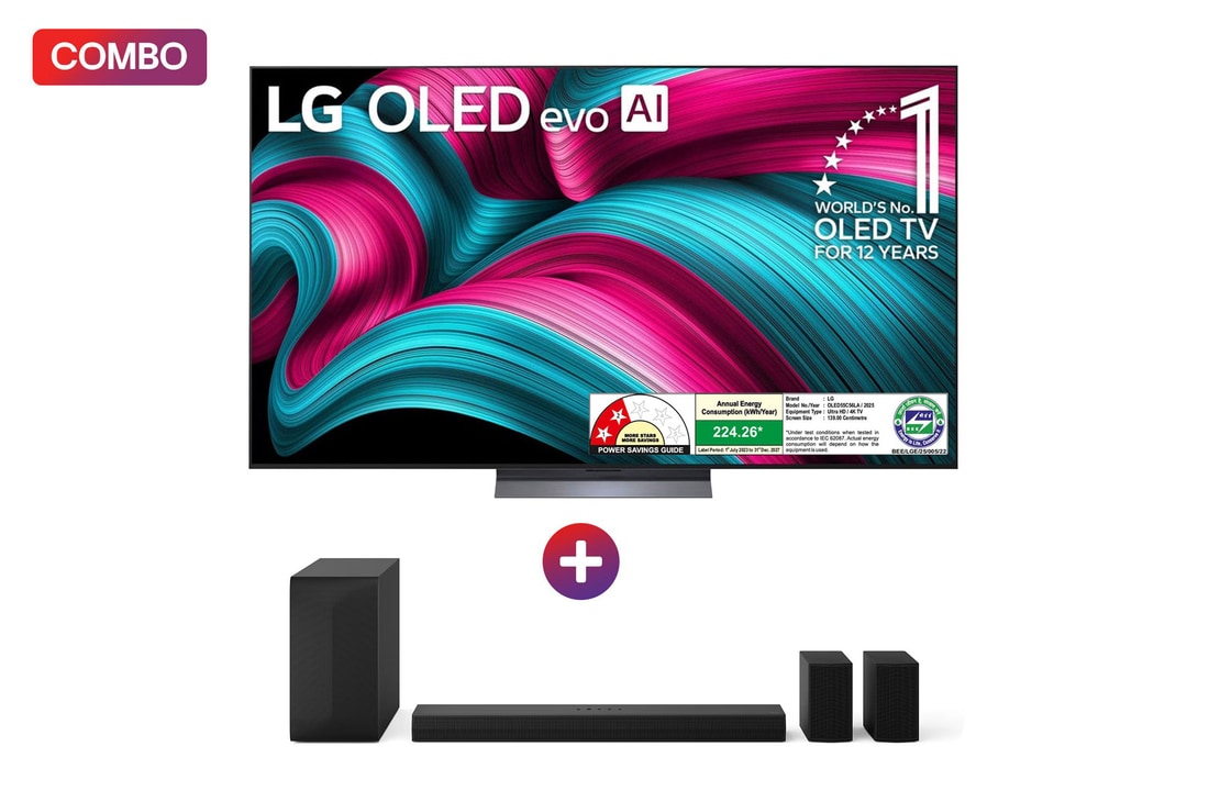 LG OLED55C5.S65TR front view