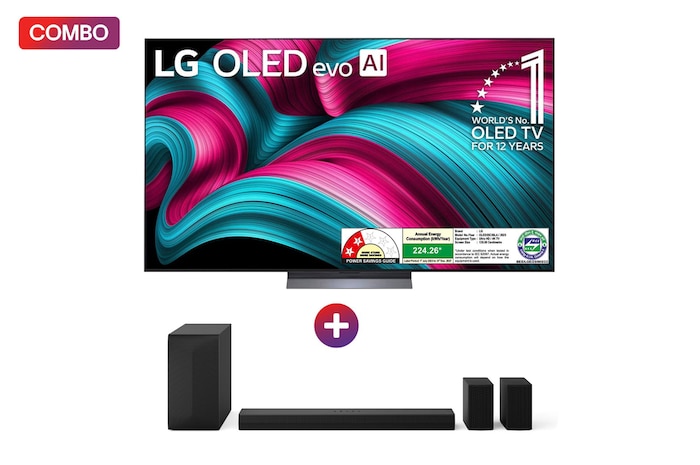 LG OLED55C5.S65TR front view