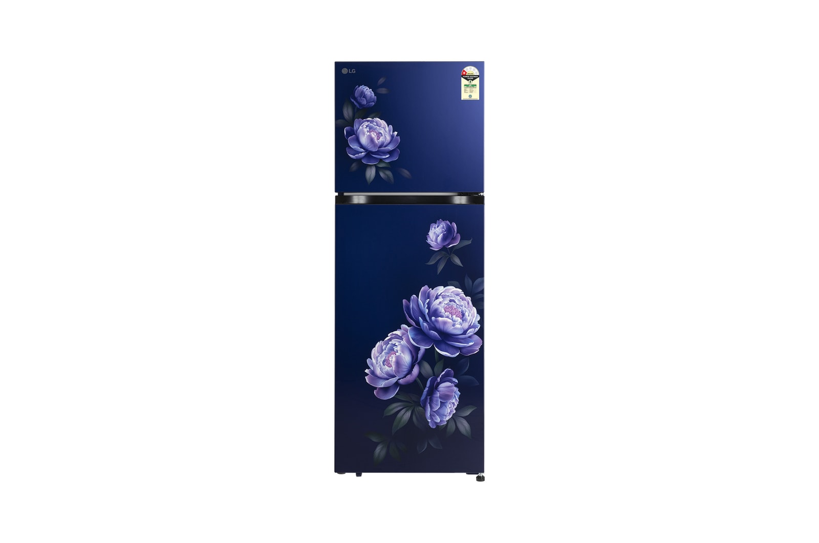 Front view of LG 251L Double Door Refrigerator with Smart Mode, Auto Smart Connect, Smart Inverter Compressor, Multi Air Flow, Royal Glory, 1 Star GLT2516WWRG