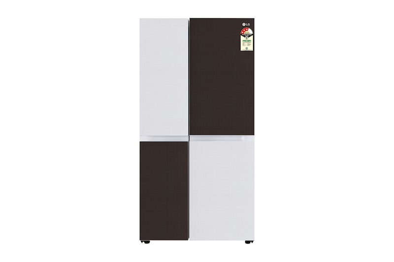 LG GL-B257DCM3 Side by Side Refrigerators front view