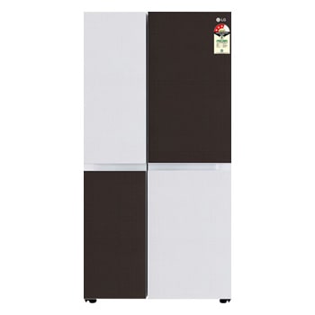 LG GL-B257DCM3 Side by Side Refrigerators front view