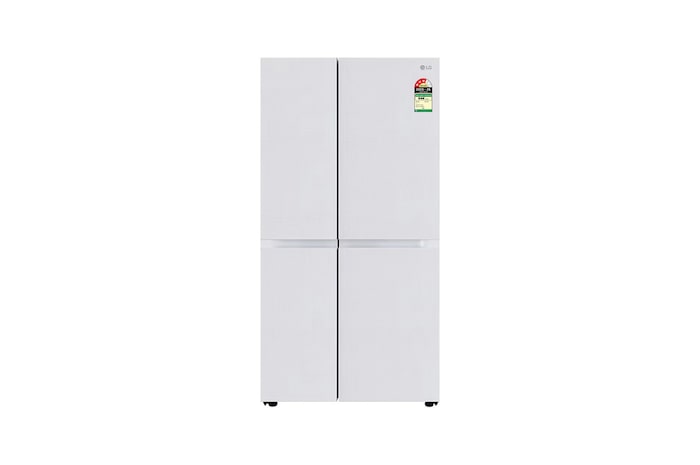 Front view of LG Refrigerators, Side by side refrigerators GL-B257DLW3