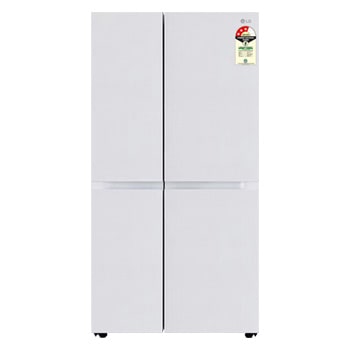 LG GL-B257DLW3 Side by Side Refrigerators front view