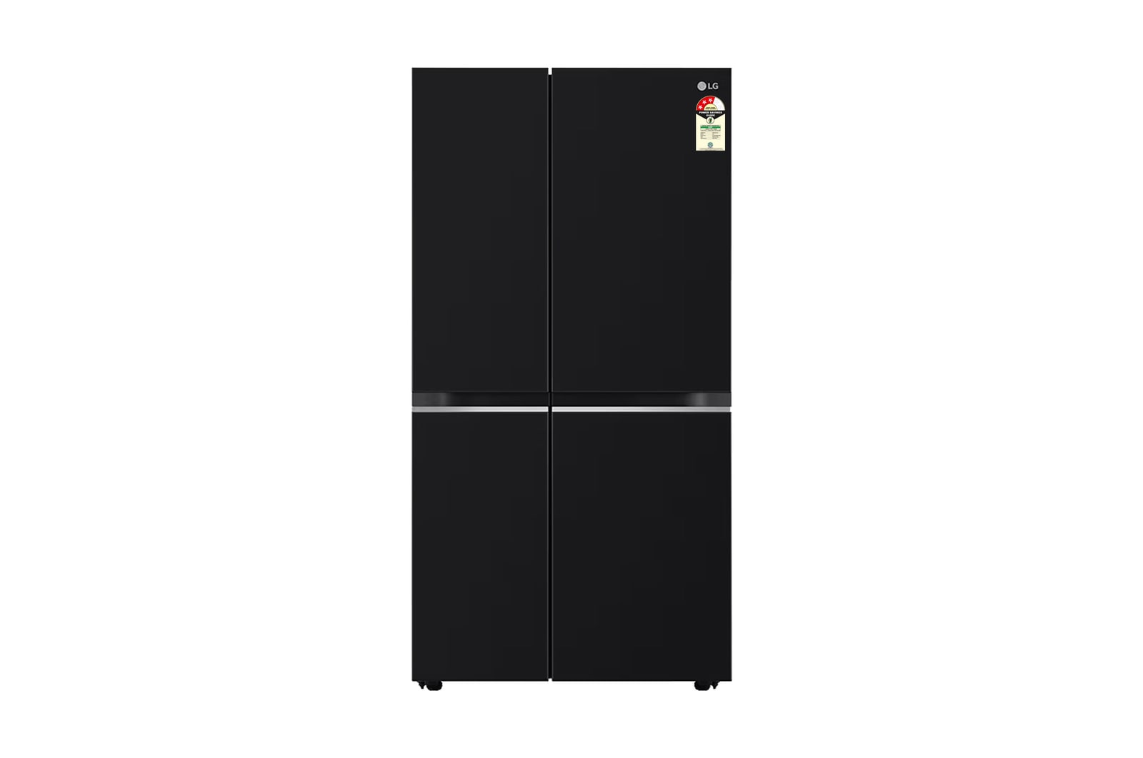 LG GL-B257HWBY Side by Side Refrigerators front view