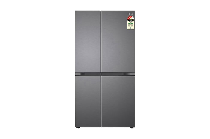 LG GL-B257JDS3 Side by Side Refrigerators front view