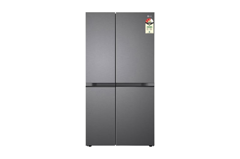 LG GL-B257JDS3 Side by Side Refrigerators front view