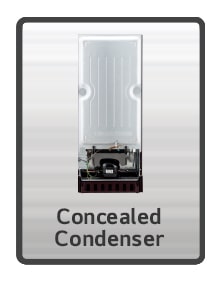 concealed condenser